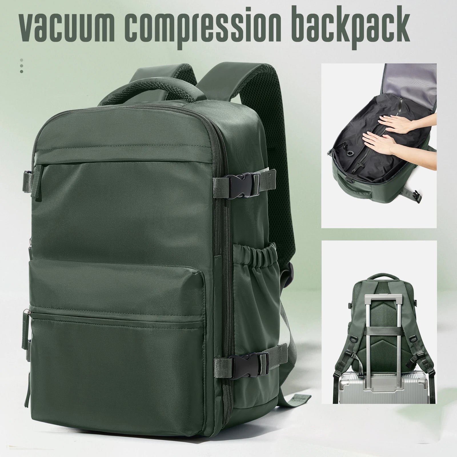 Expandable Travel Laptop Backpack