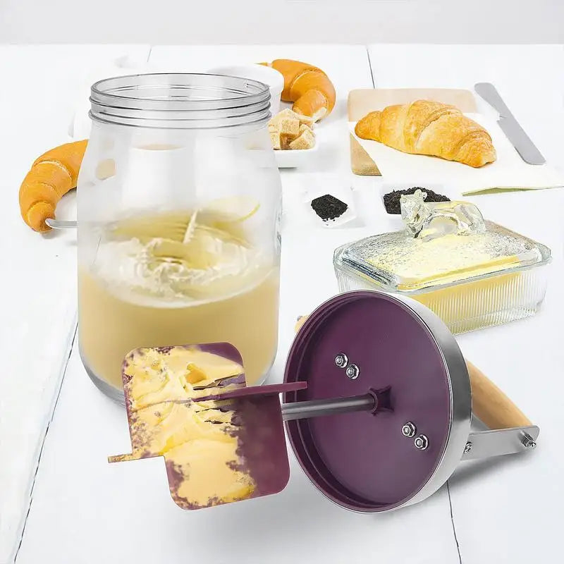 Mason Jar Butter Churner