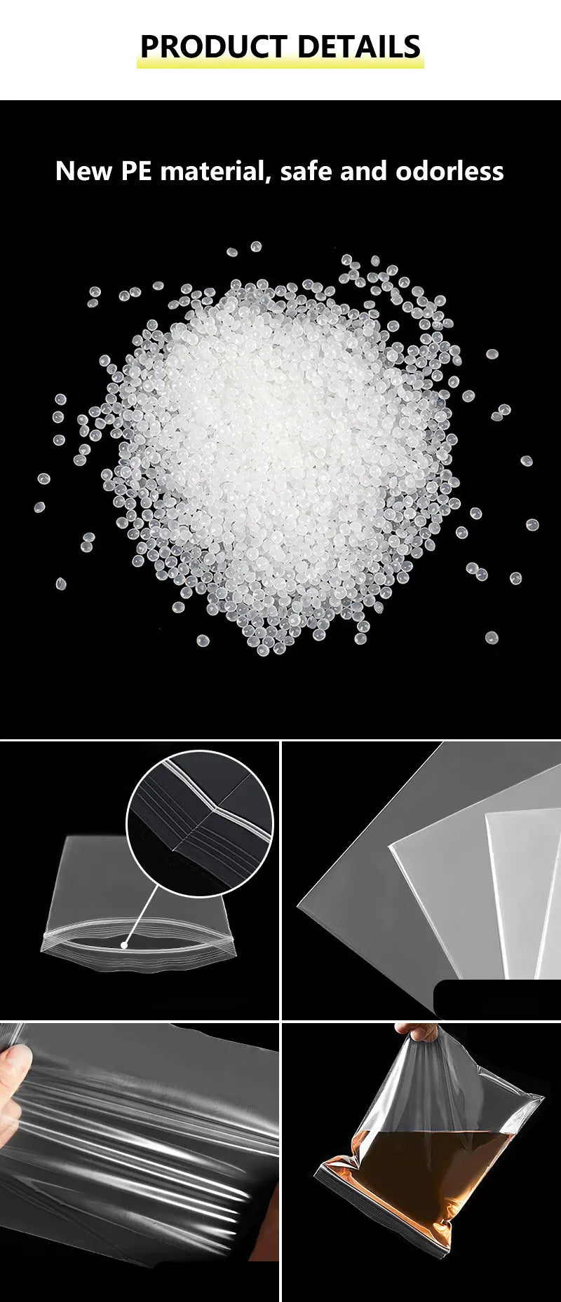 Resealable Zip Lock Bags