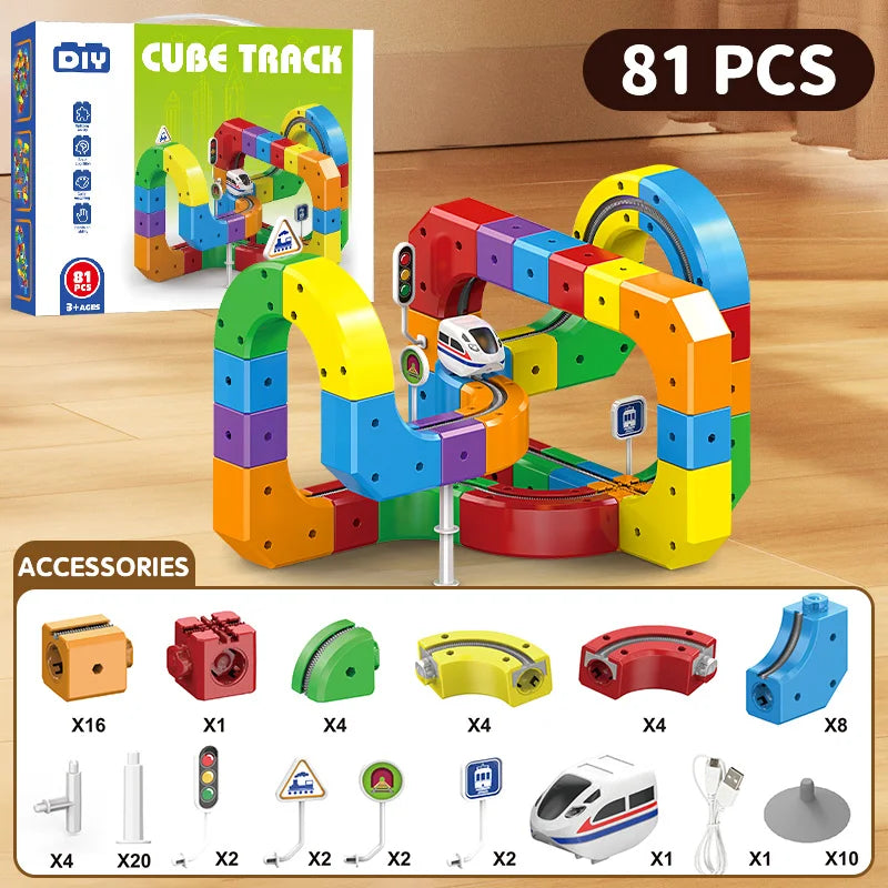 Magic Track Train Building Set