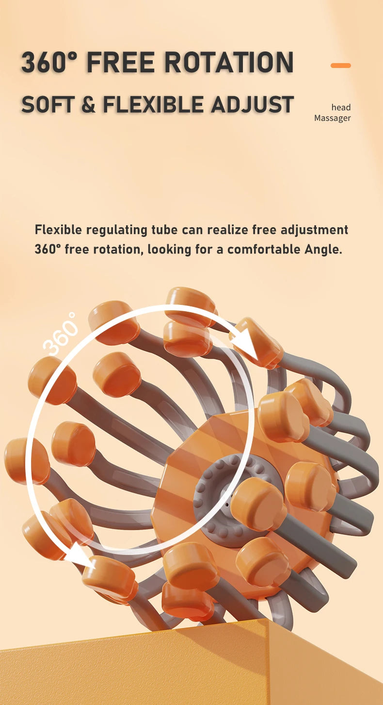 Electric Scalp Massager Red Light