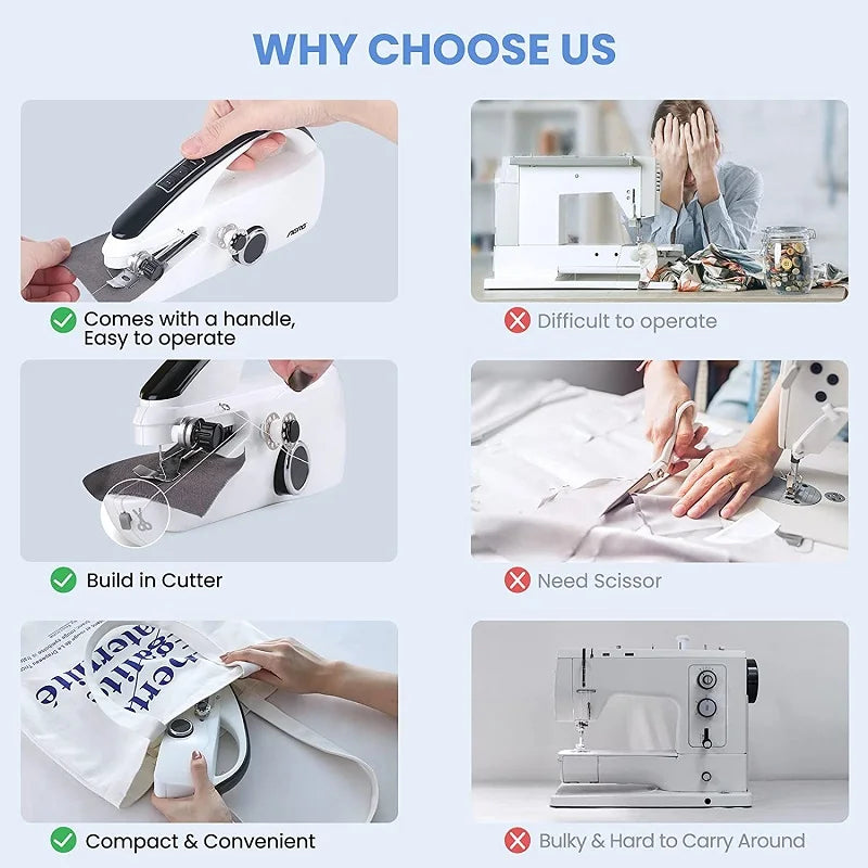 Mini Handheld Sewing Machine