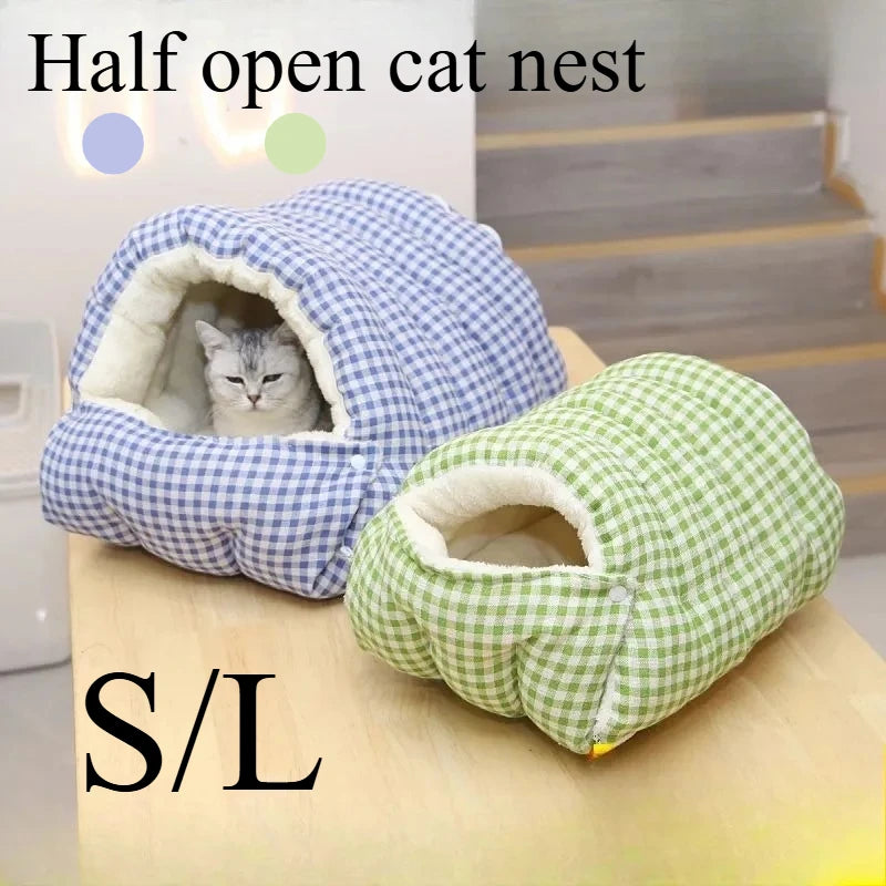Foldable Winter Pet Bed