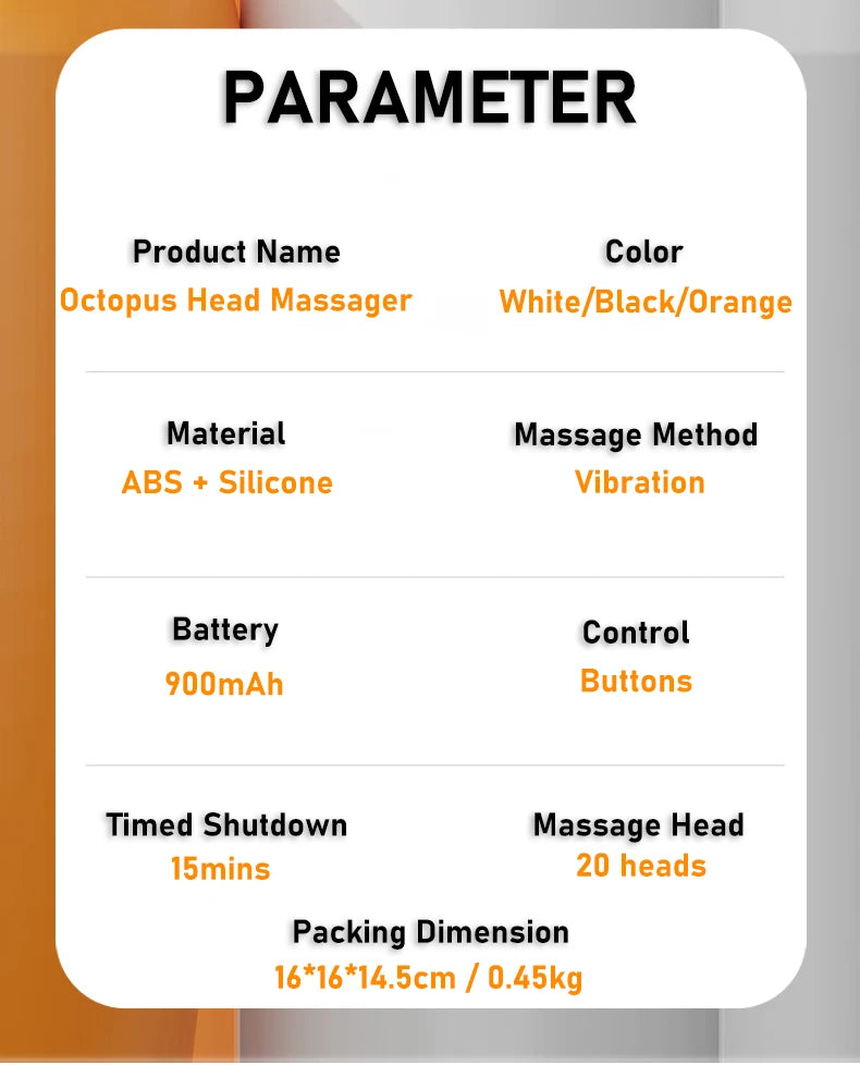 Electric Scalp Massager Red Light