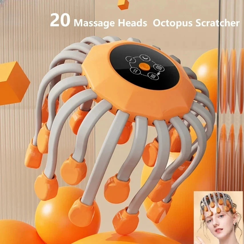 Electric Scalp Massager Red Light