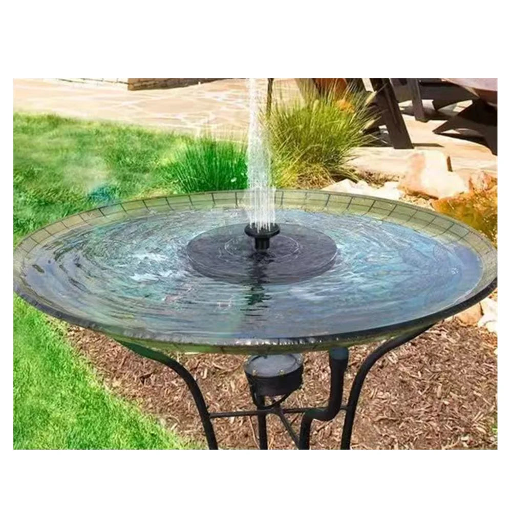 Solar Powered Floating Water Fountain