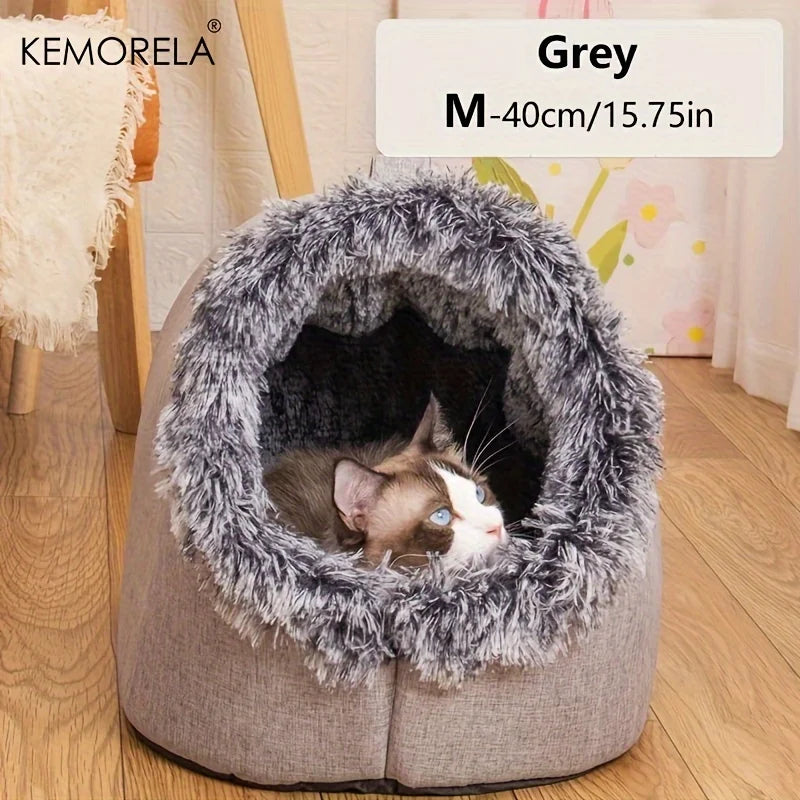 Self-Warming Cat Bed Cave