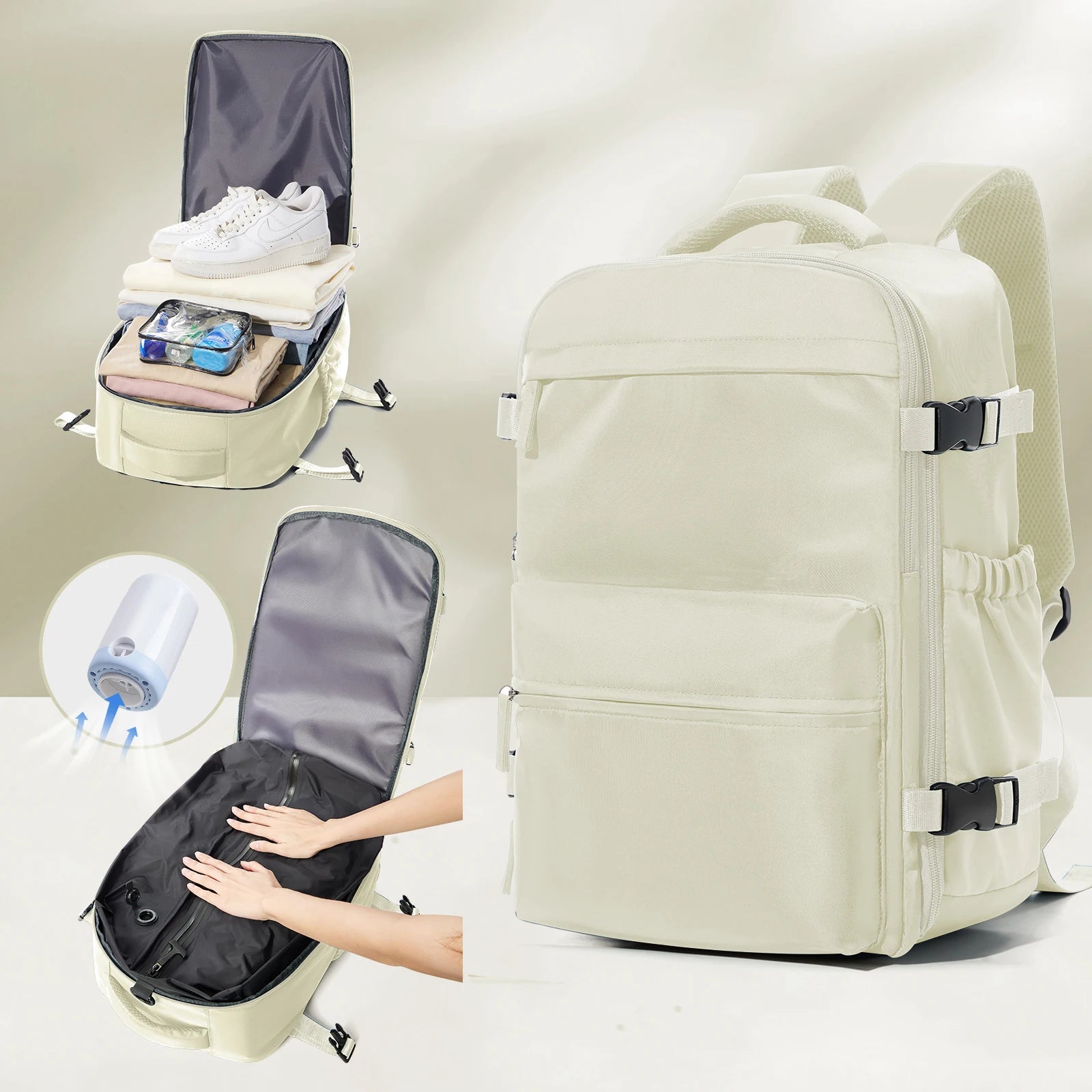 Expandable Travel Laptop Backpack