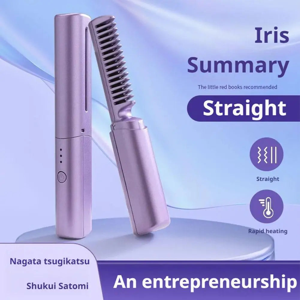 Wireless Rechargeable Hair Straightener