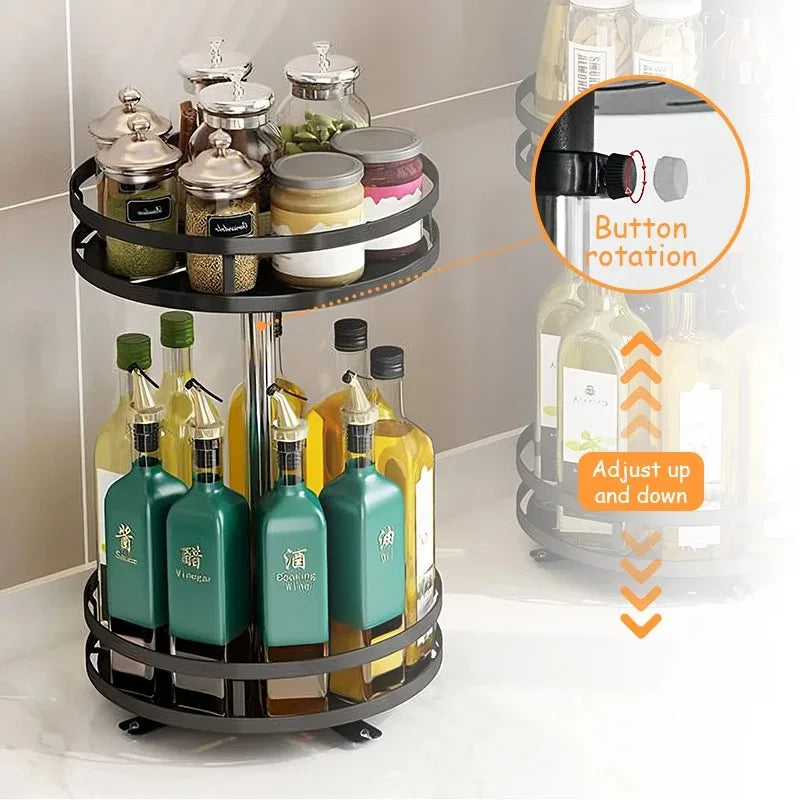 360° Rotating Spice Rack