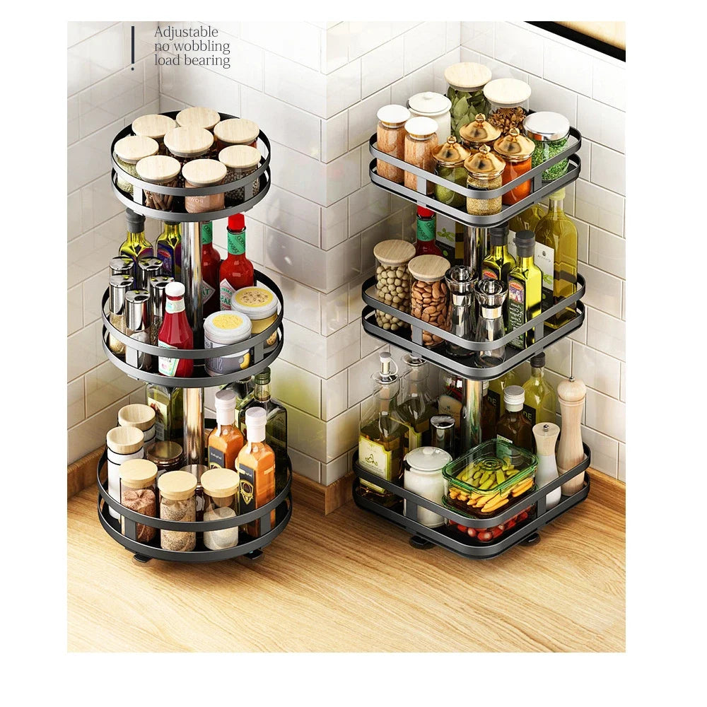 360° Rotating Spice Rack