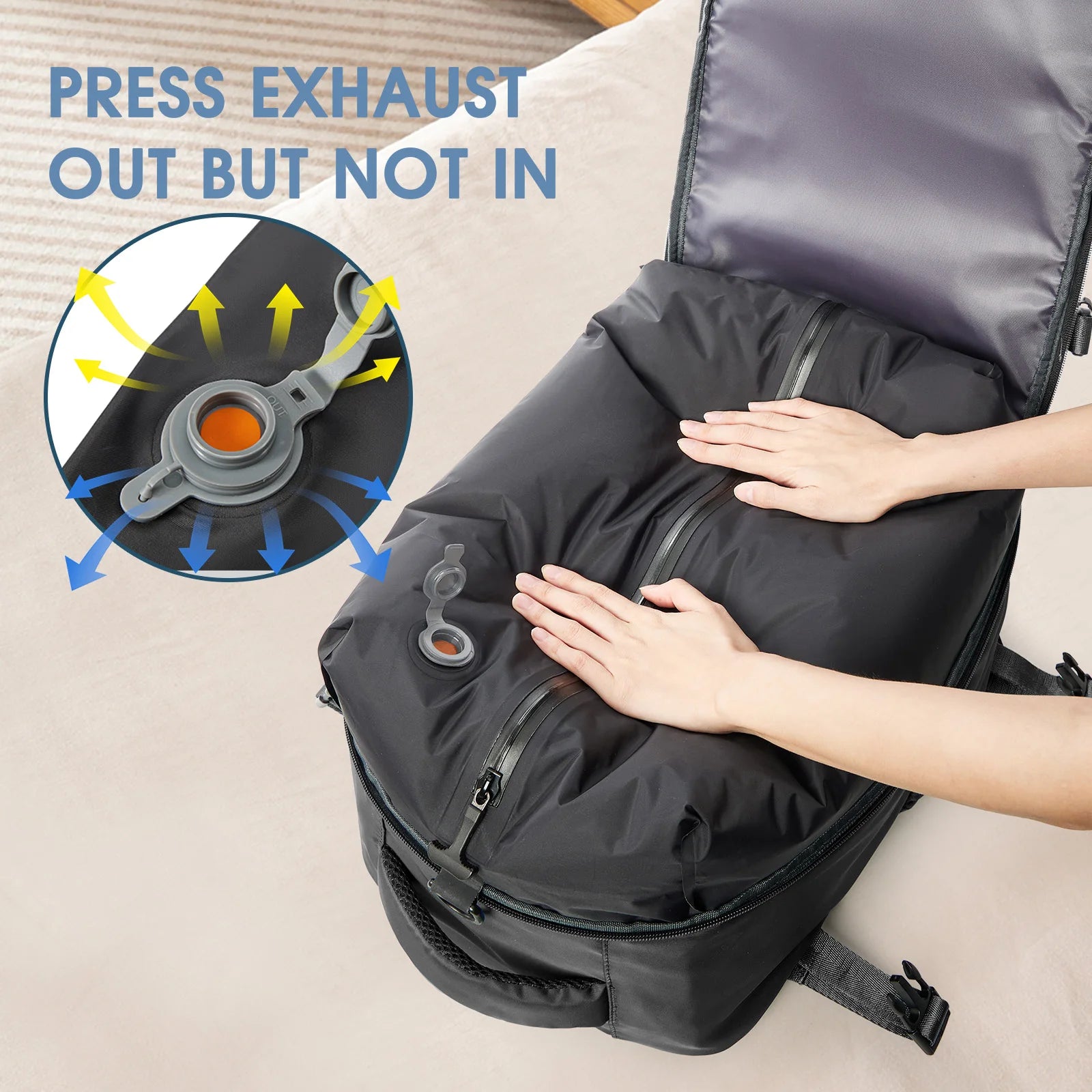 Expandable Travel Laptop Backpack