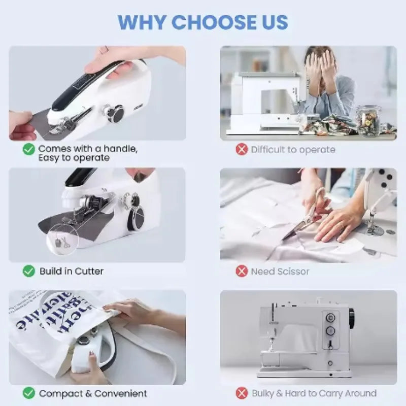 Mini Handheld Sewing Machine