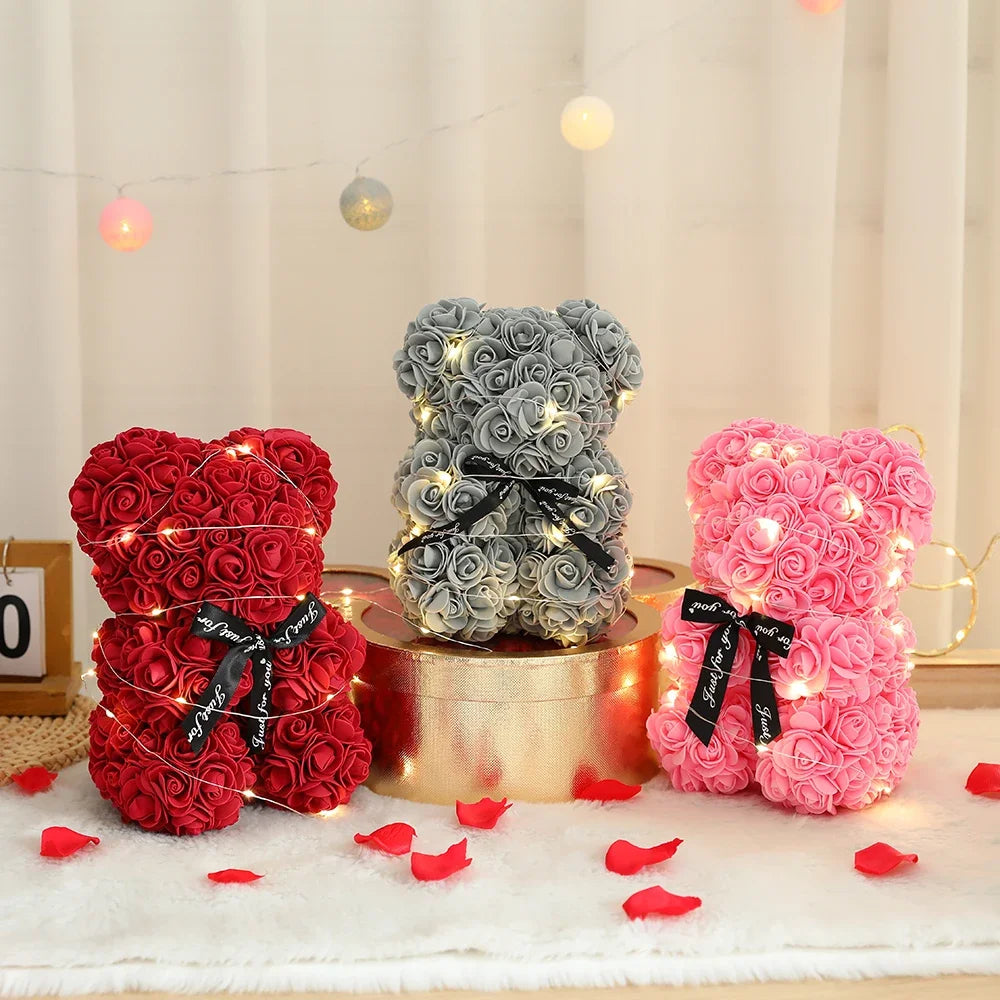 Rose Bear Gift Box