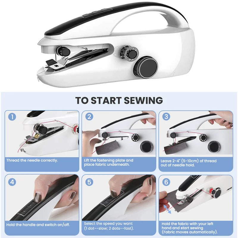 Mini Handheld Sewing Machine