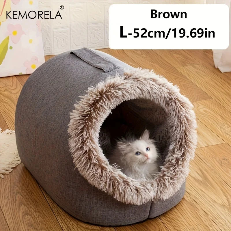 Self-Warming Cat Bed Cave