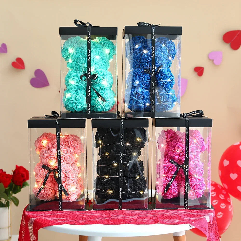 Rose Bear Gift Box