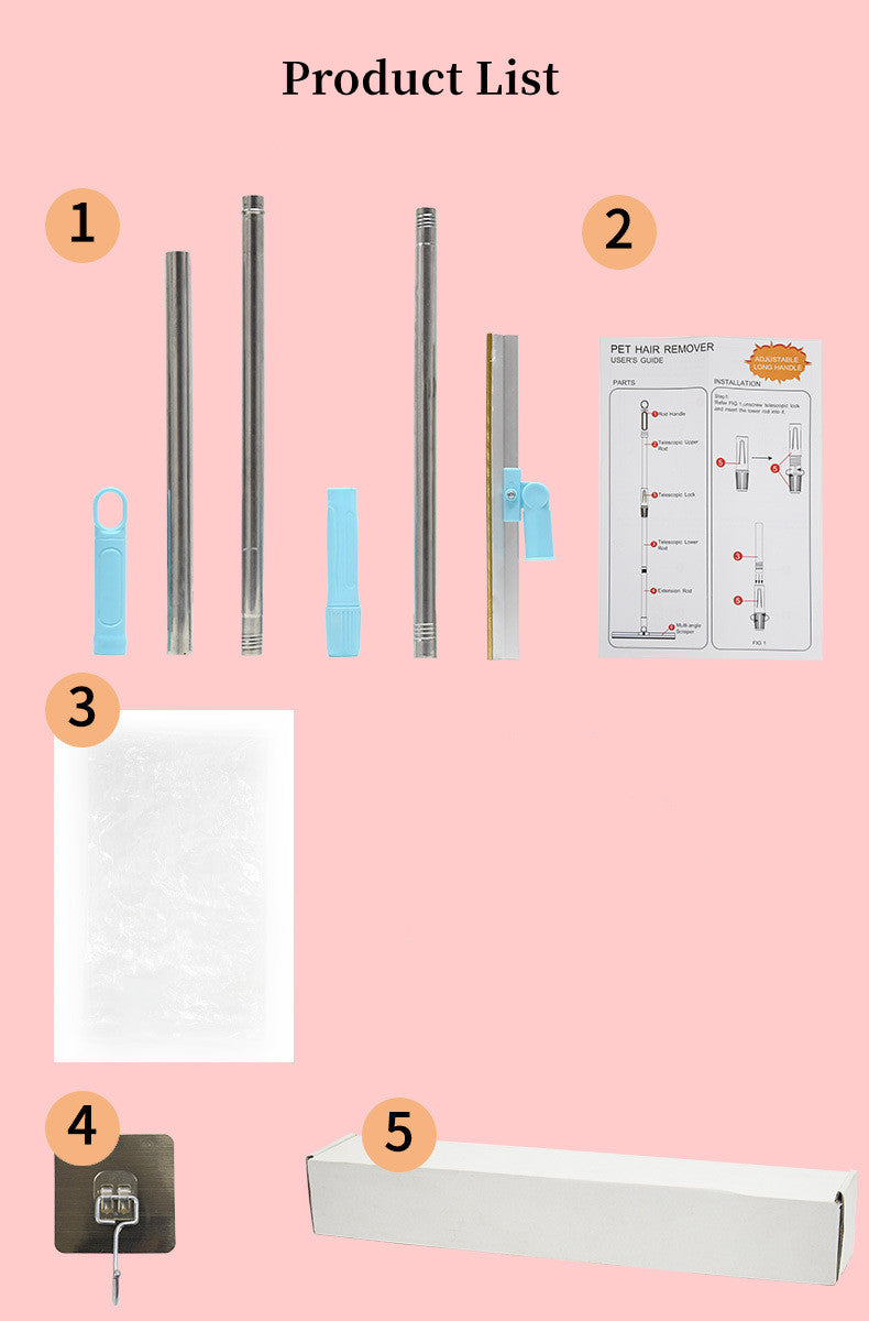 Pet Hair Remover Carpet Rake