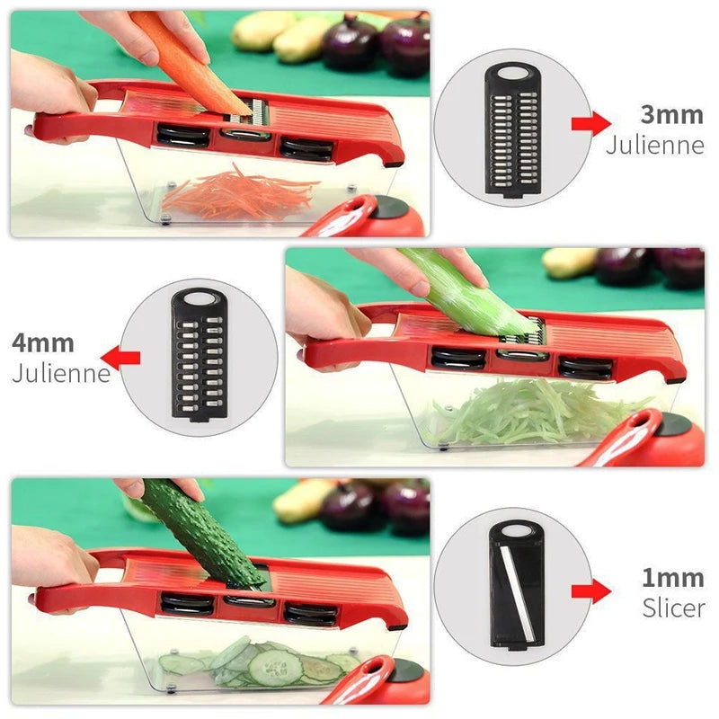 Multifunctional Vegetable Chopper Slicer