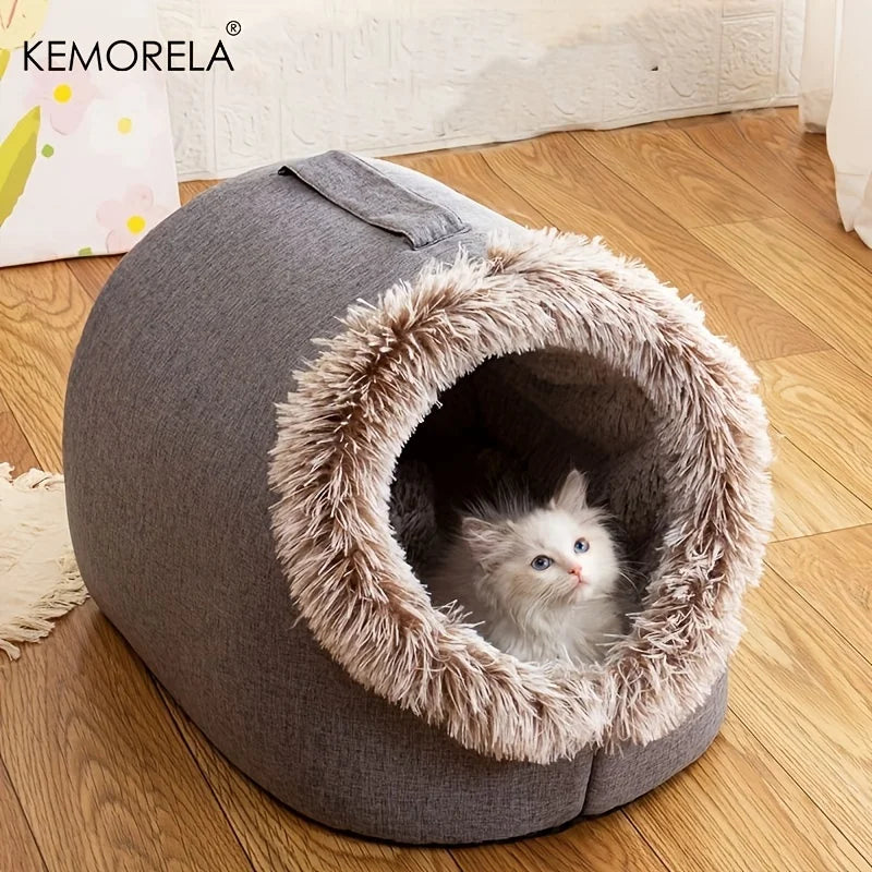 Self-Warming Cat Bed Cave